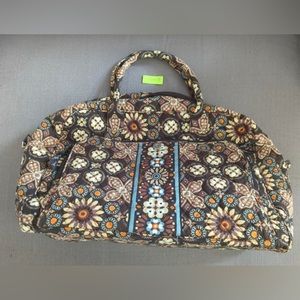 Vera Bradley- Canyon Brown Grand Traveler Bag